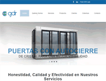 Tablet Screenshot of gdr.com.mx